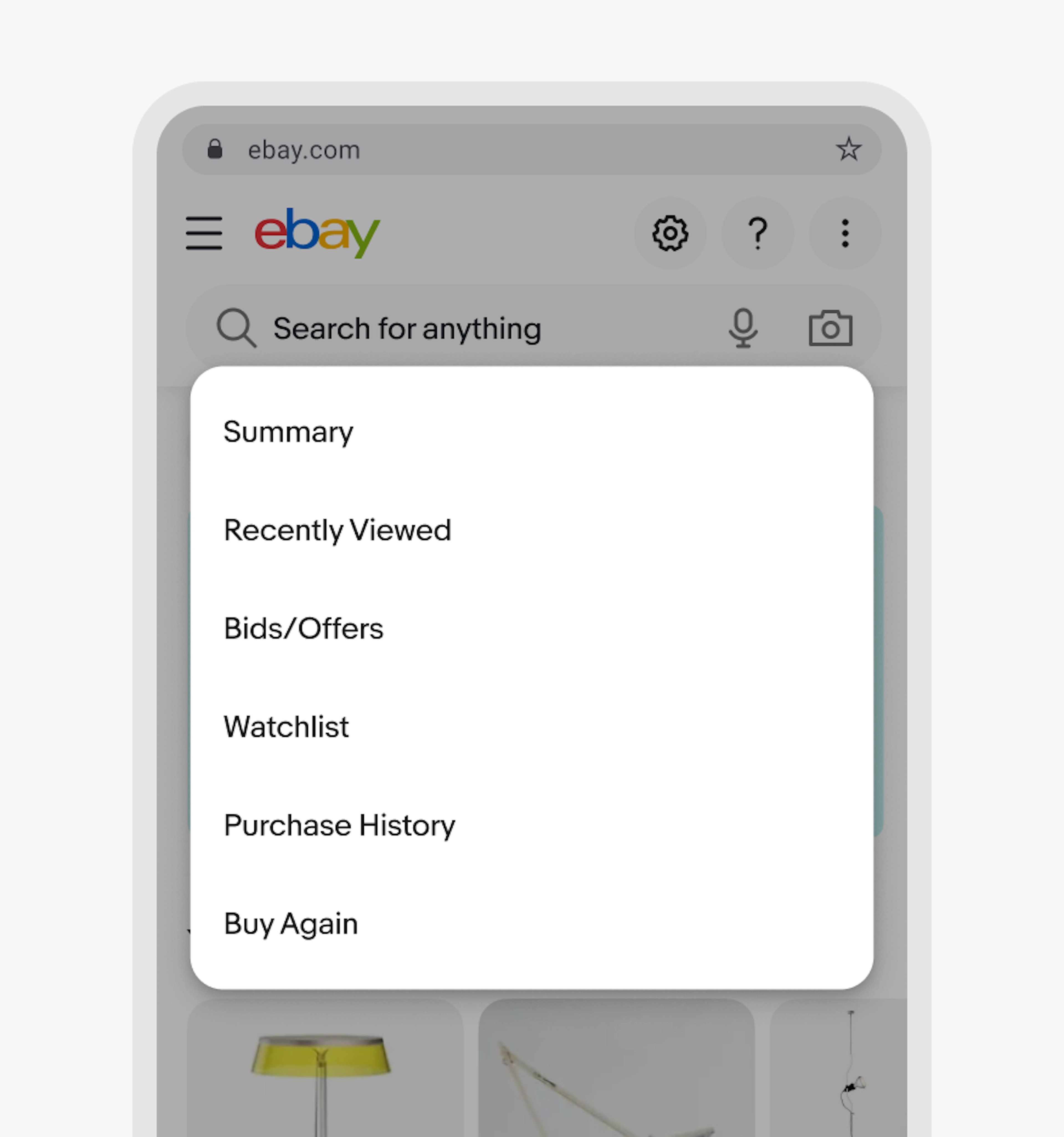 Improper use of a dialog with actions with Subscribe, Pin seller, Add note, Share seller