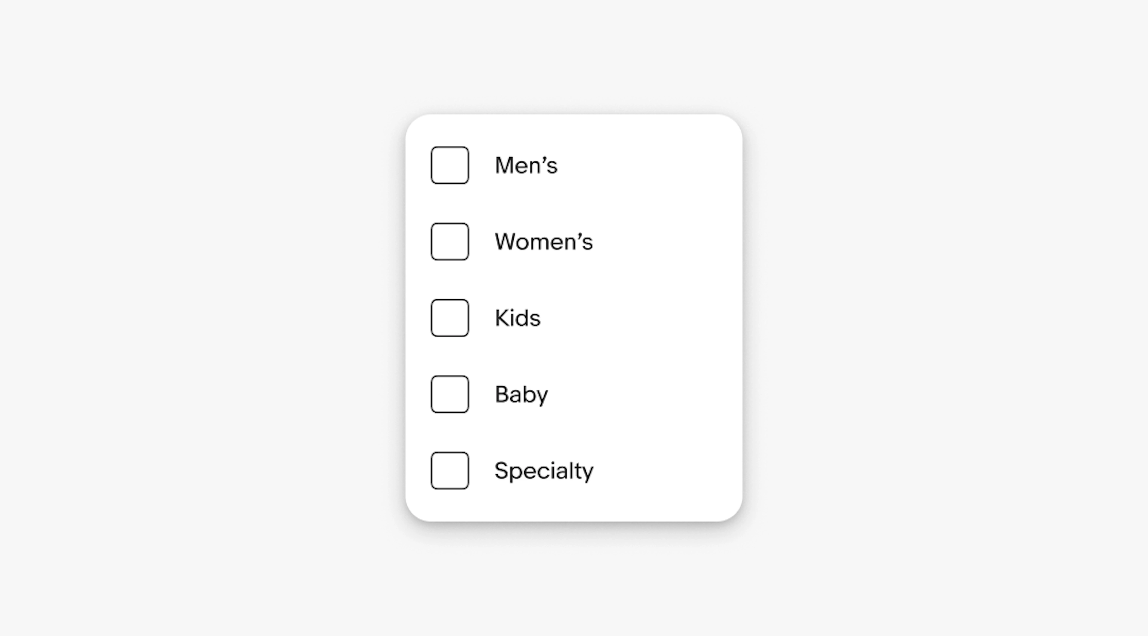 Menu listing labels: Research, Store, Performance, Payments, Help, Settings.