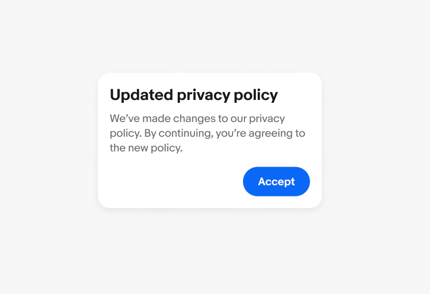 An alert dialog that doesn't scroll.