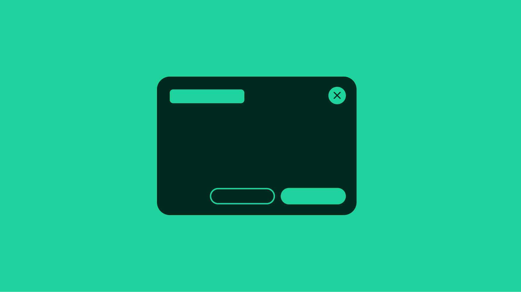 Stylized graphic of a set of dialogs.