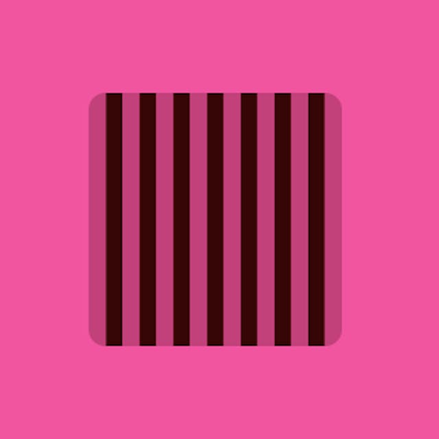 Pink grid graphic showing columns