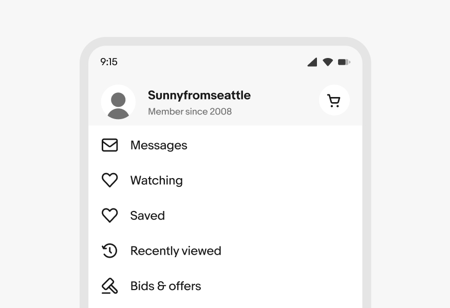 The signed-out avatar is used next to a user name and member history date.