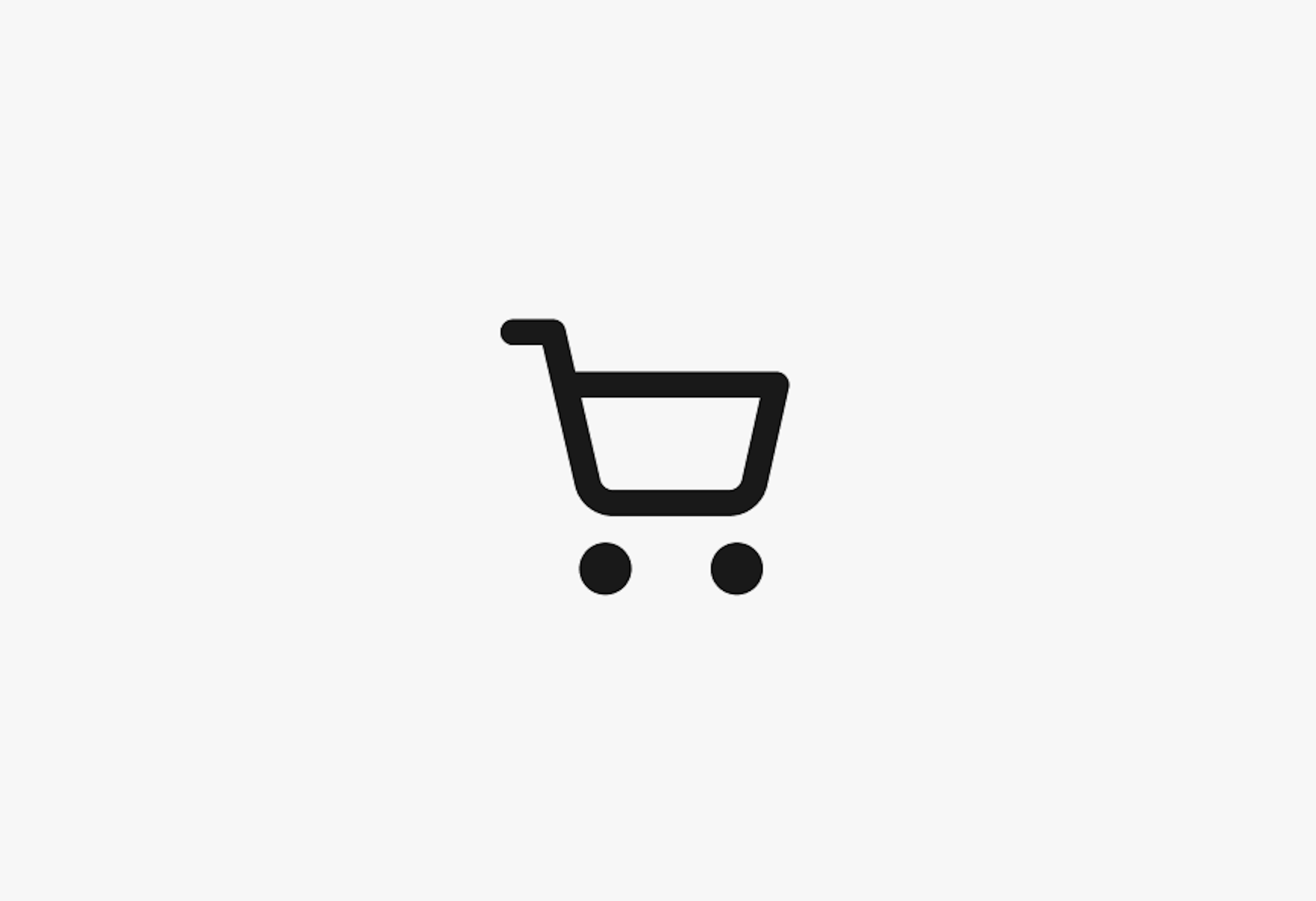 The official cart icon from the icon library.