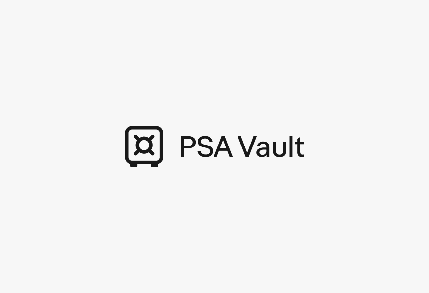 A vault icon next to “PSA Vault”.