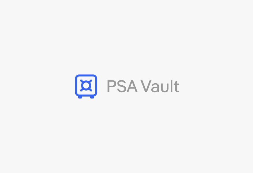 A blue icon next to gray text.