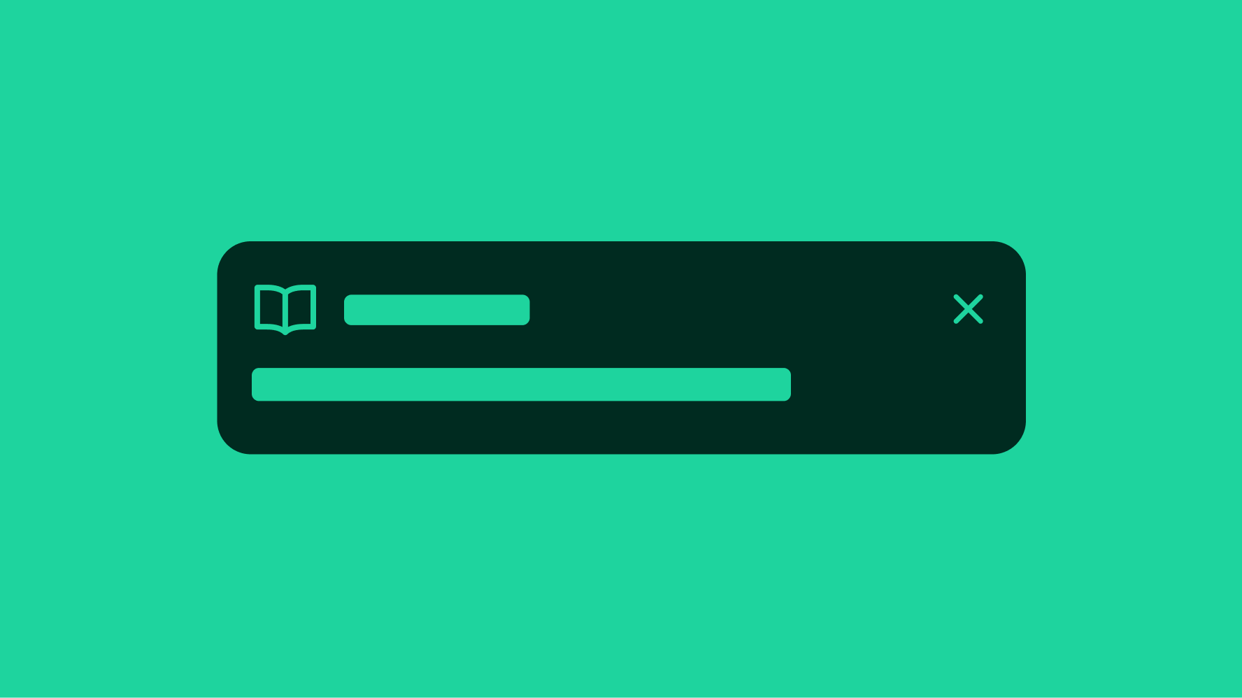 Stylized graphic of an education notice.