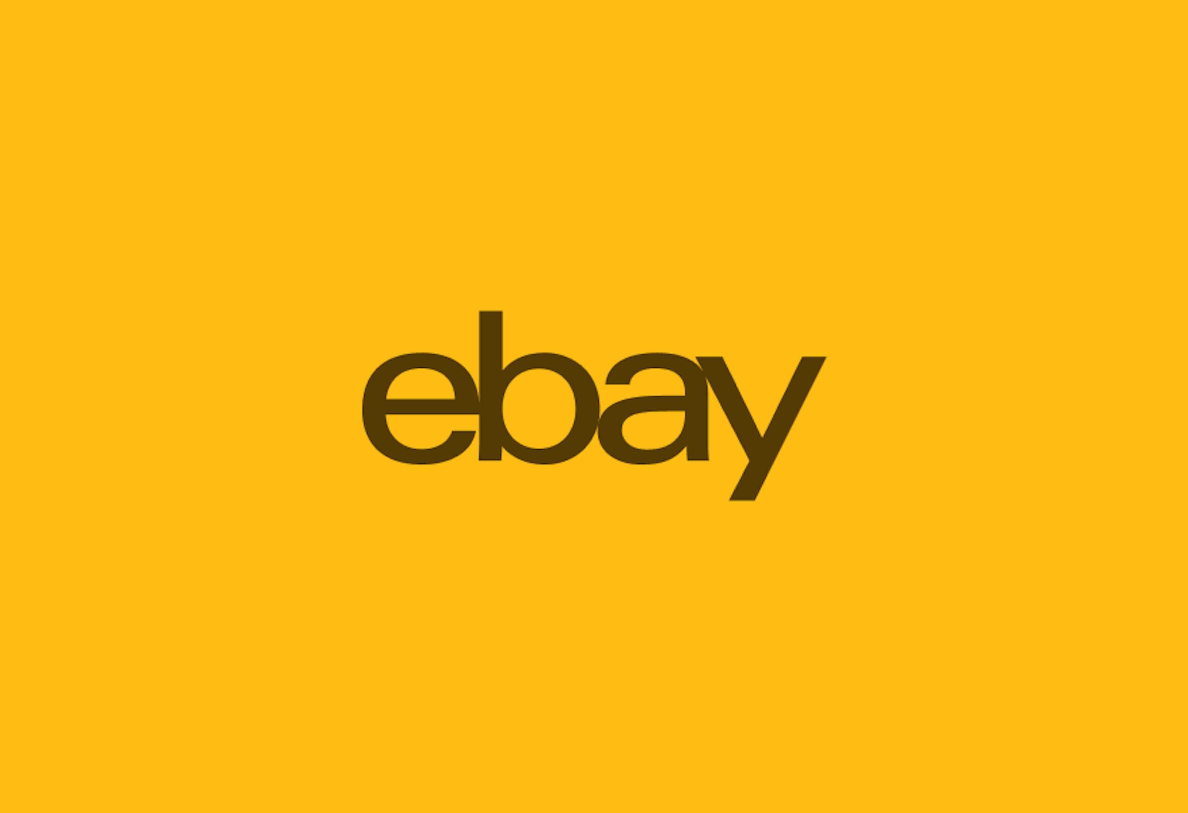A yellow tone-on-tone combination of a dark brown logo on a vibrant yellow background.