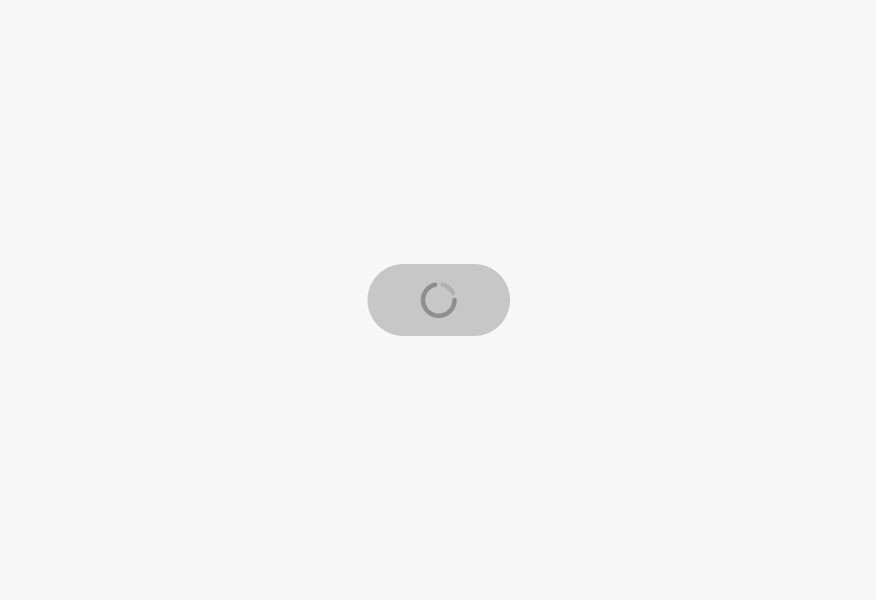 A button in a pending state with the button fill improperly appearing like a disabled state.