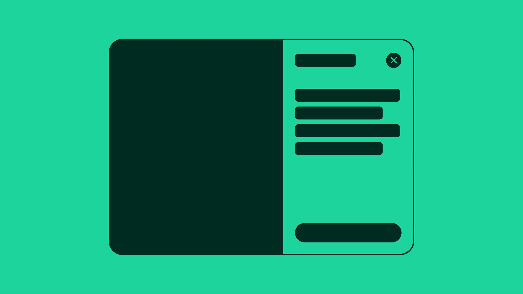 Stylized artwork of a panel.