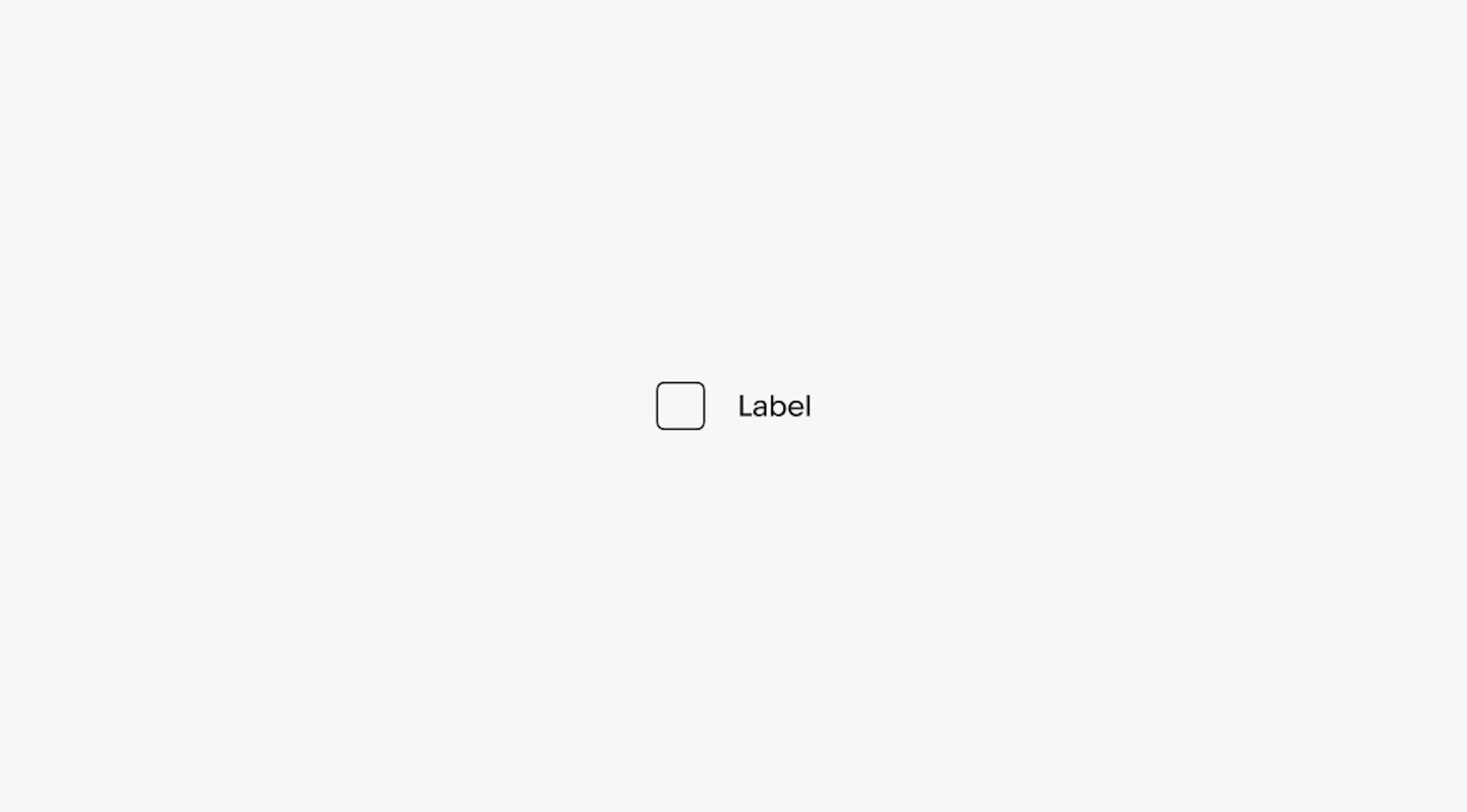 A checkbox with a label.