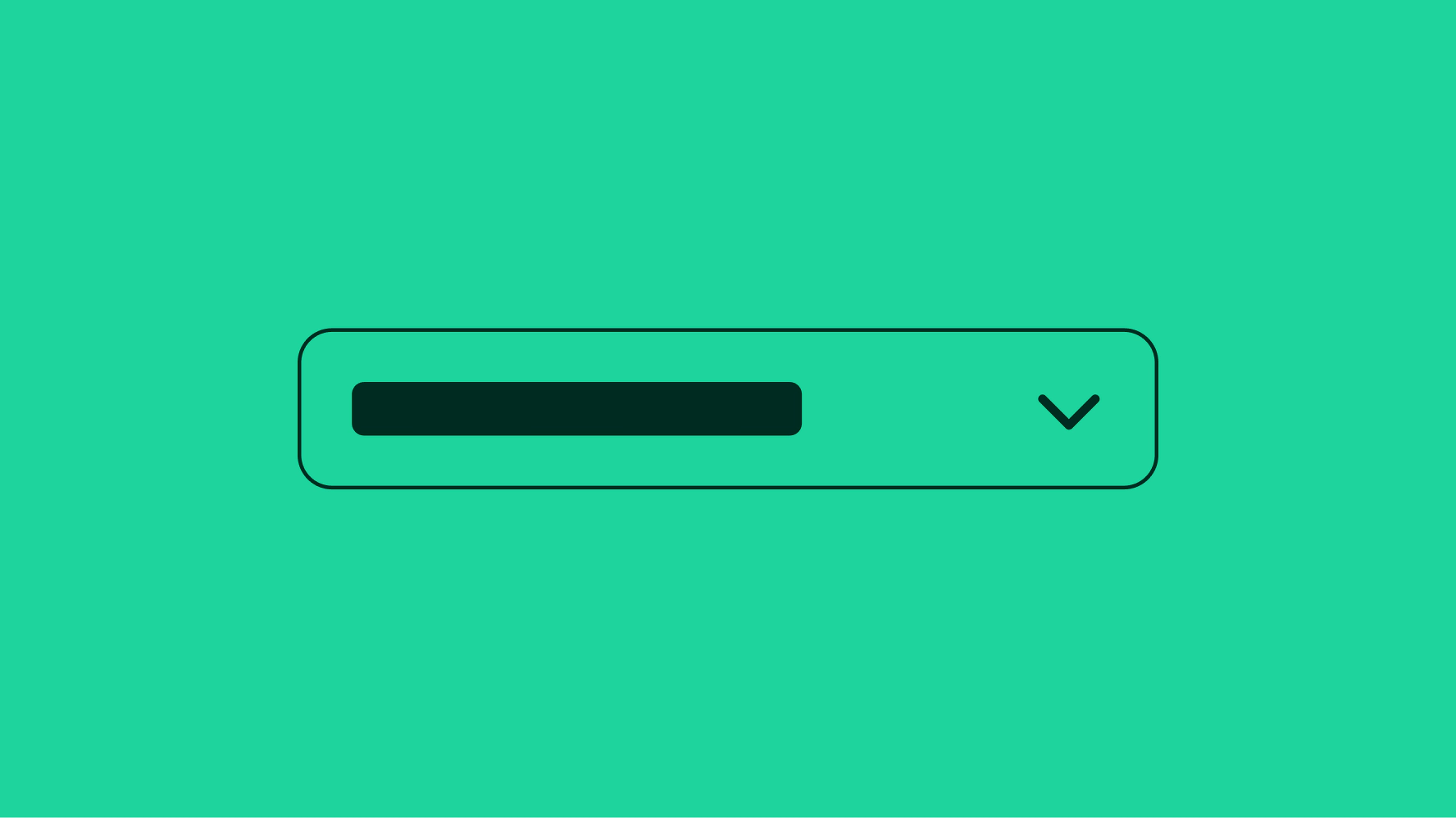Stylized artwork of a dropdown.