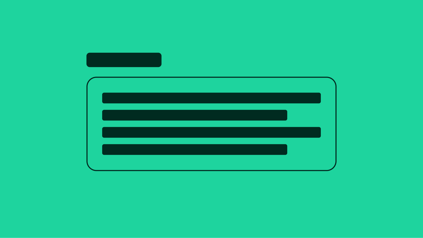 Stylized artwork of a Text area.