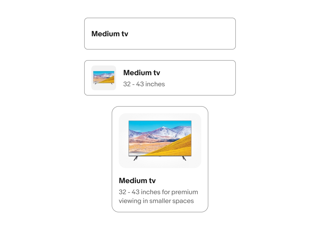 A minimal toggle button, a list view toggle button, and a gallery view toggle button group is shown.