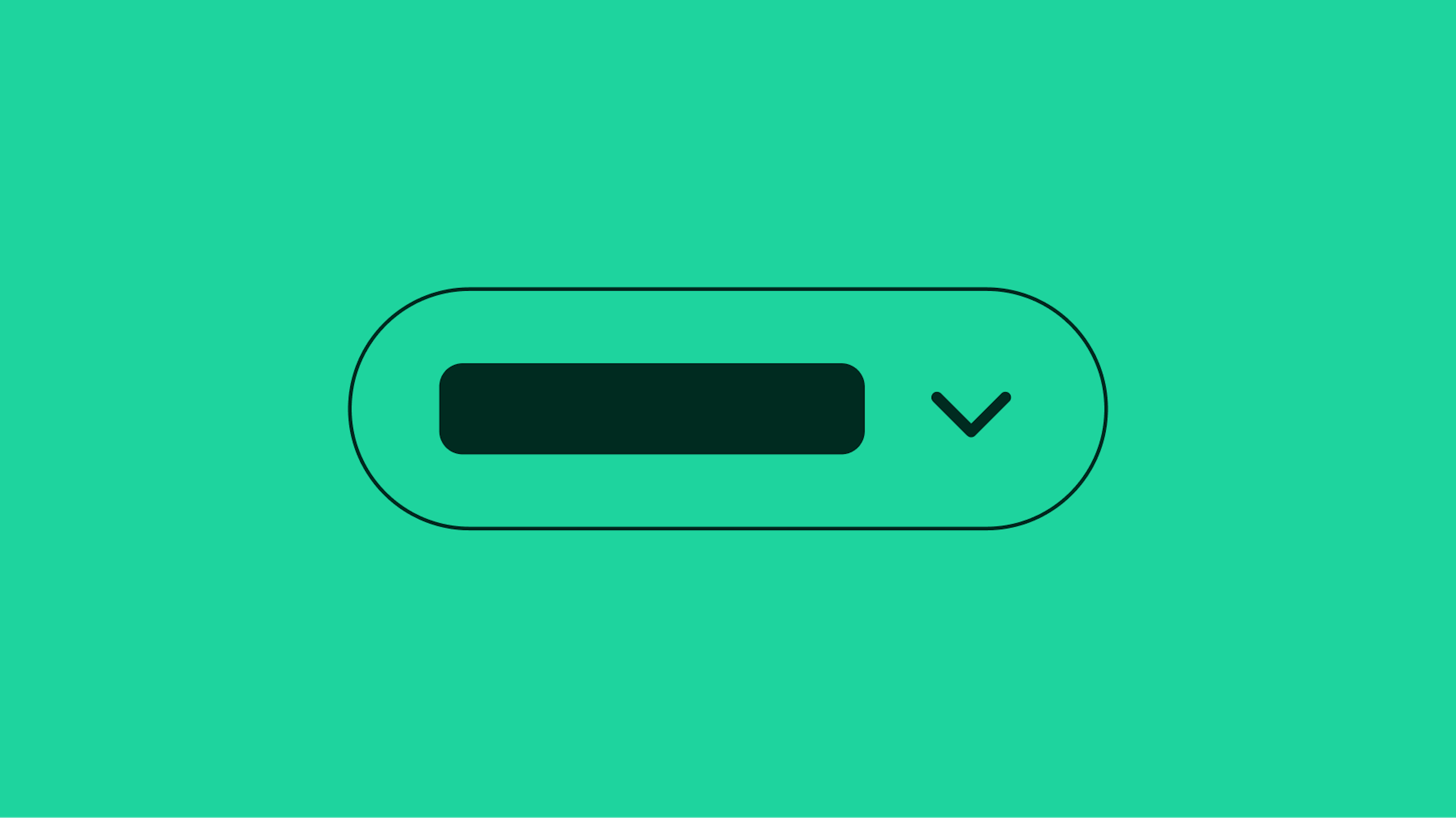 Stylized artwork of a dropdown quick filter.