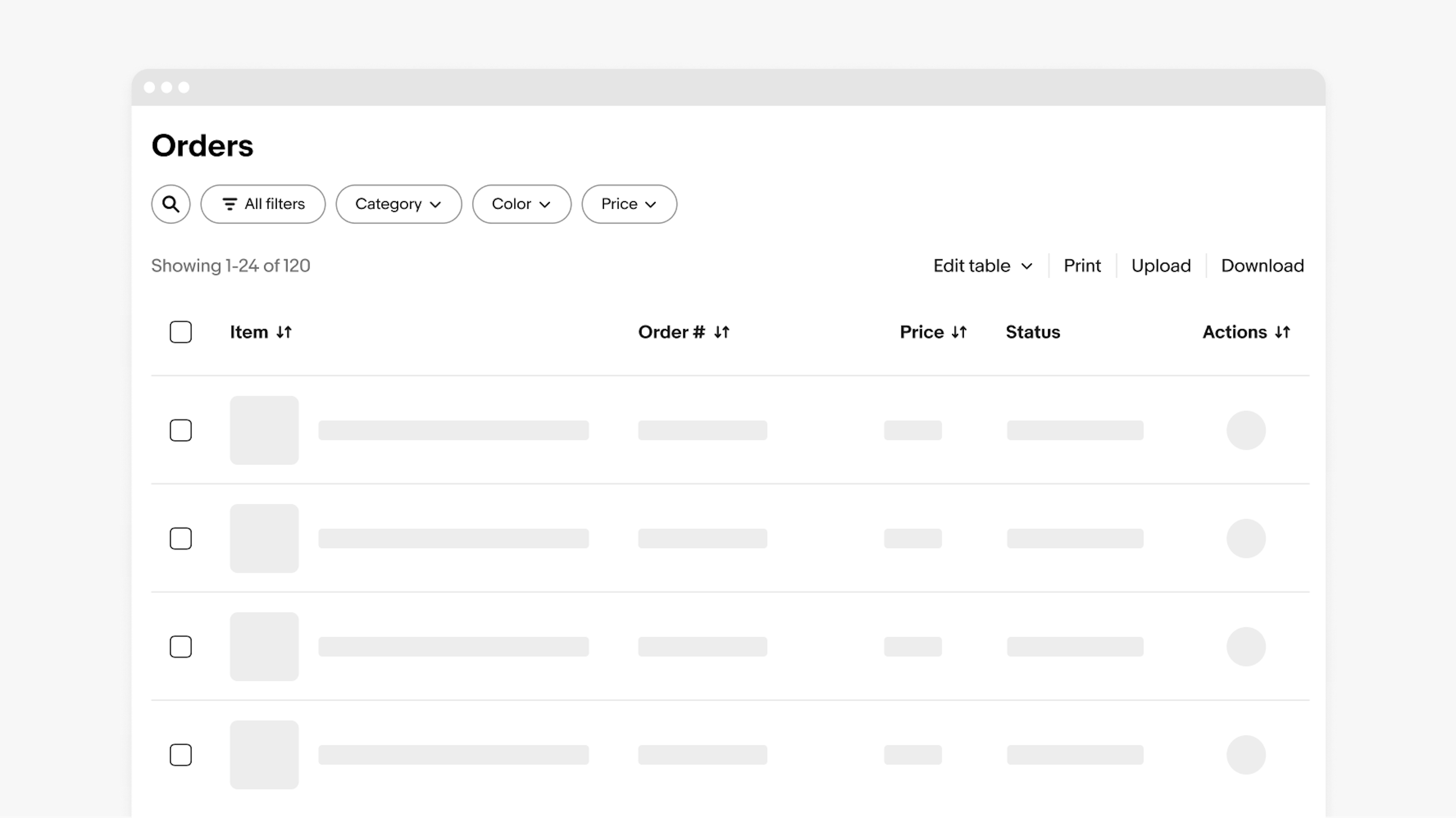 Table loading updated content.