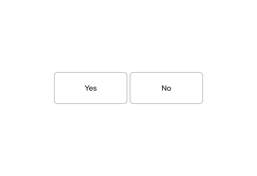 A text only toggle button with the title ‘For new born to 3 month olds’.