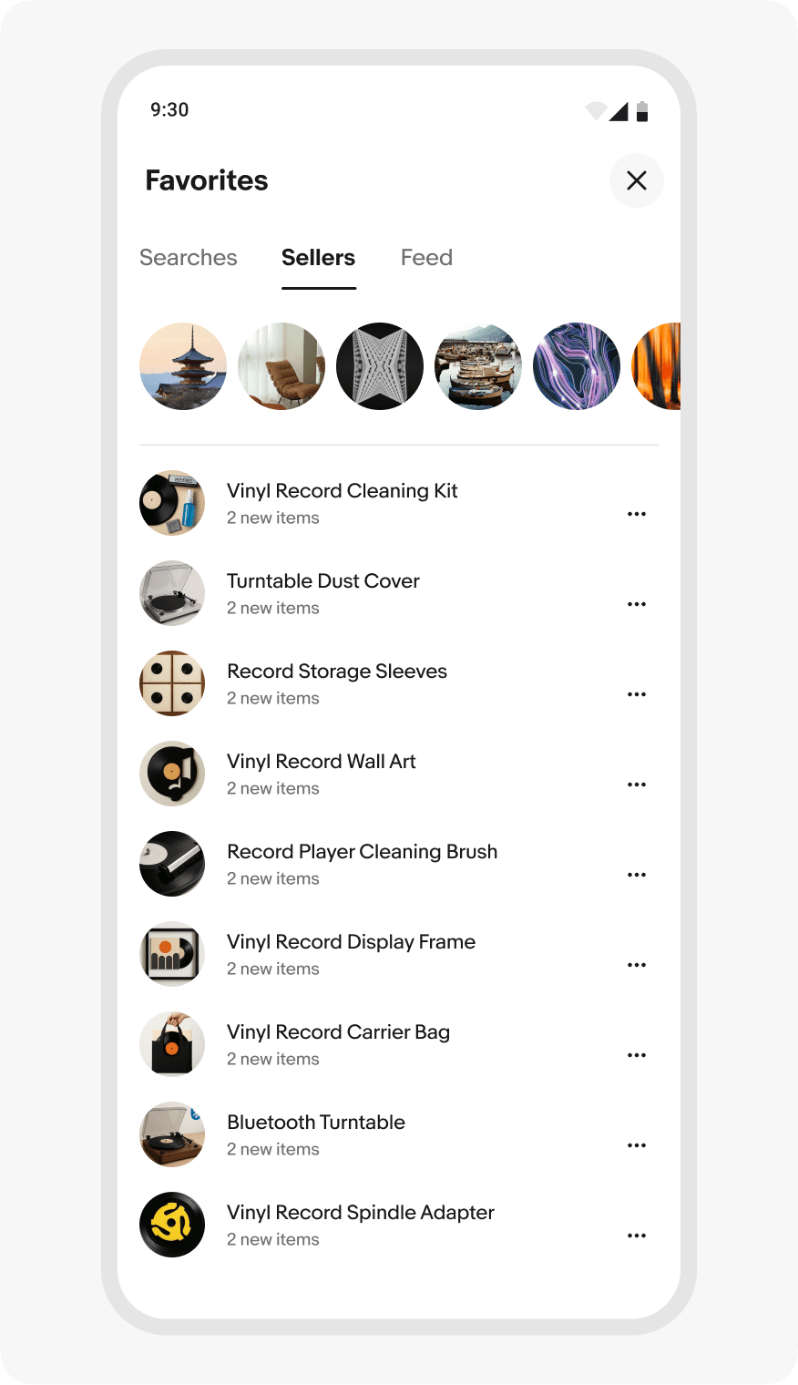 A mobile screen with a focus sheet that incorrectly contains a complex array of possible decisions with no clear completion state.