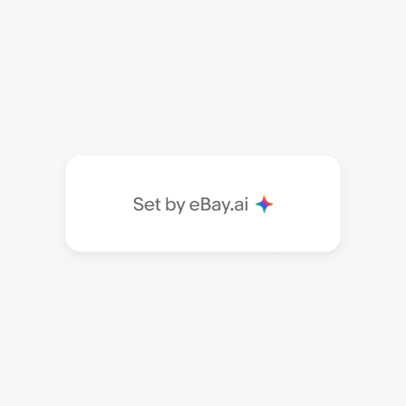 Example of a label that says “Set by eBay.ai” followed by the full spectrum icon in color.