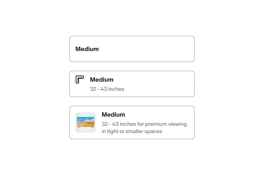 A text toggle button, an icon toggle button, and an image toggle button are shown with titles.
