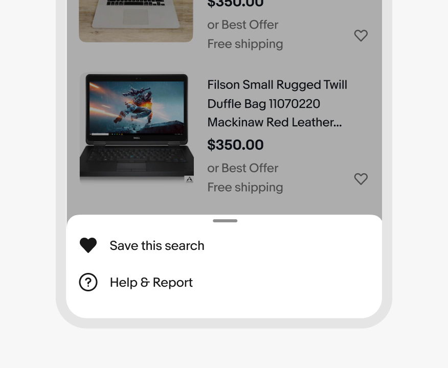 Bottom sheet action menu on a mobile form with Replace, Generate with AI, Edit, and Remove (destructive) icons.