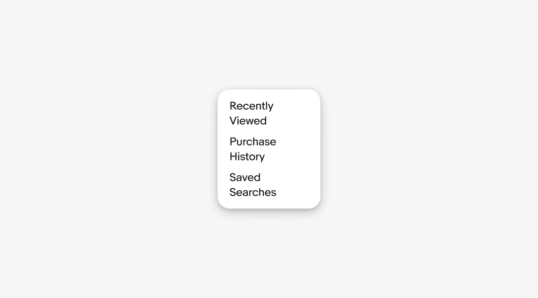 Menu with multi‑line labels demonstrating text overflow; “Price: Lowest to highest” selected; includes price and duration sort options.