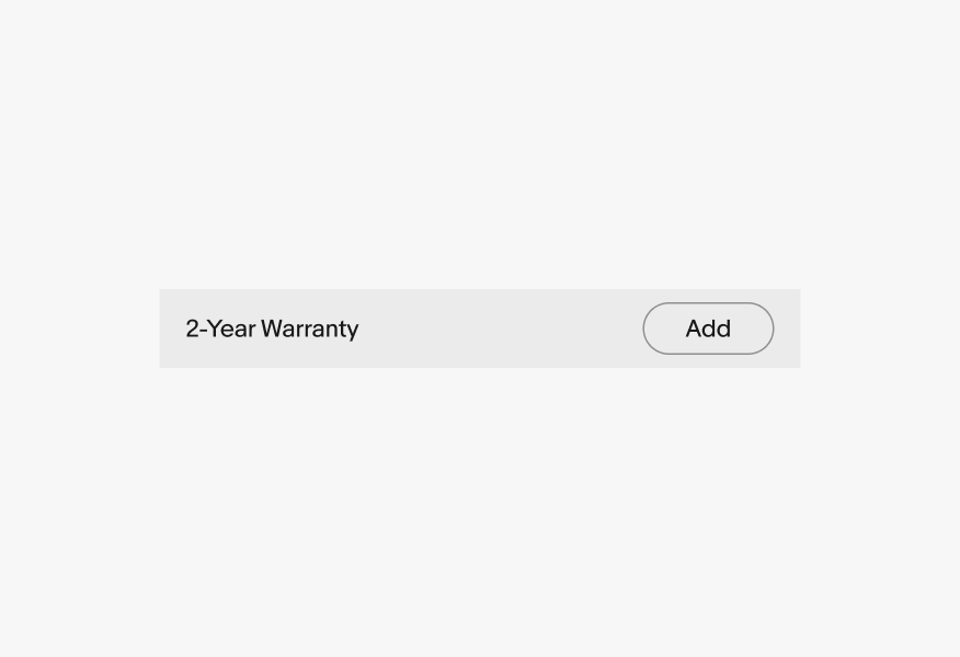A single list row with a line of text and a trailing secondary button. The entire list row is in a pressed state. This is an example of an incorrect application of state in a list row with nested interactive elements.