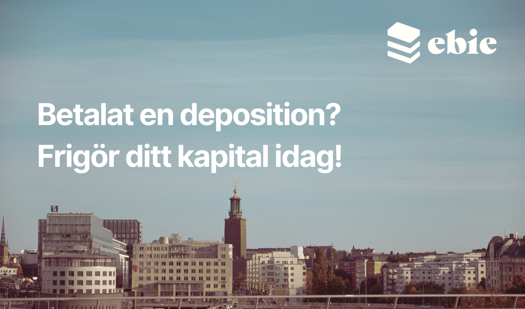 Har du betalat en deposition. Så får du tillbaka ditt kapital med hyresgaranti