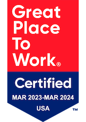 Great Place To Work Certified badge