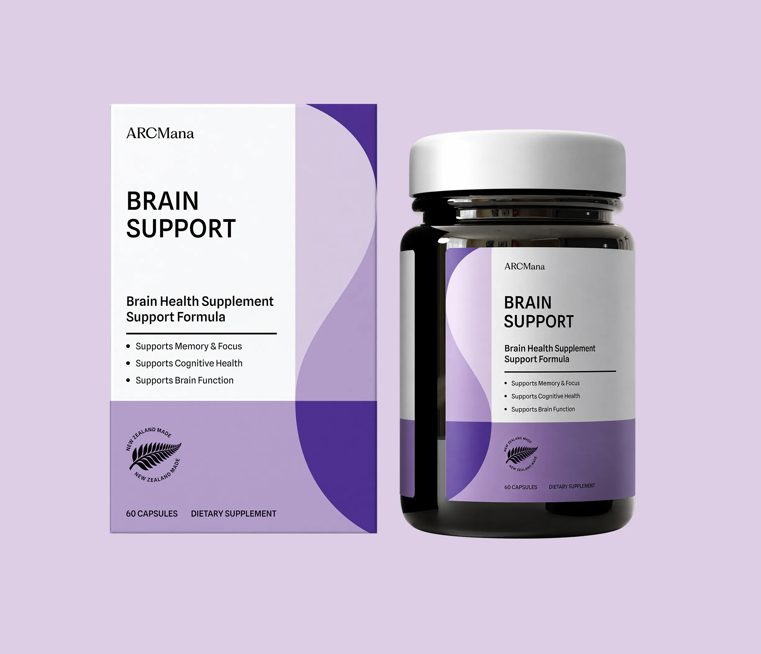 ARC Mana Brain Support — magnesium L-threonate capsule bottle