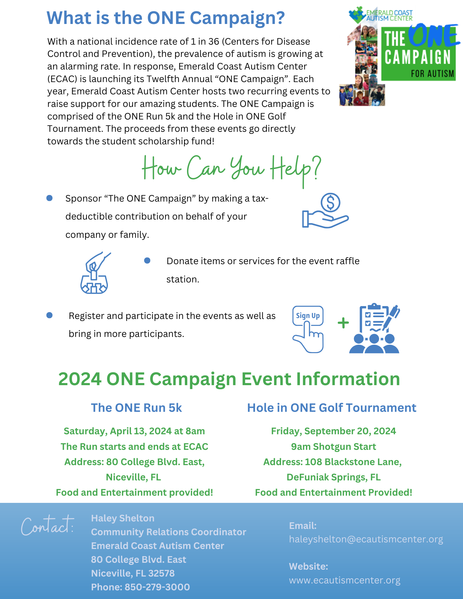 ONE Campaign Raises Over $19,000 to Support ECAC