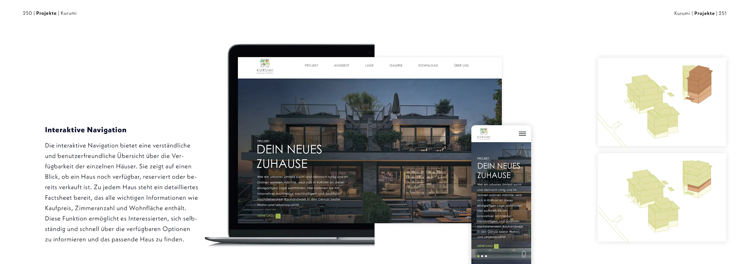 Kurumi Riehen – Projektbranding & 3D-Visualisierung, Broschüre Seite 10