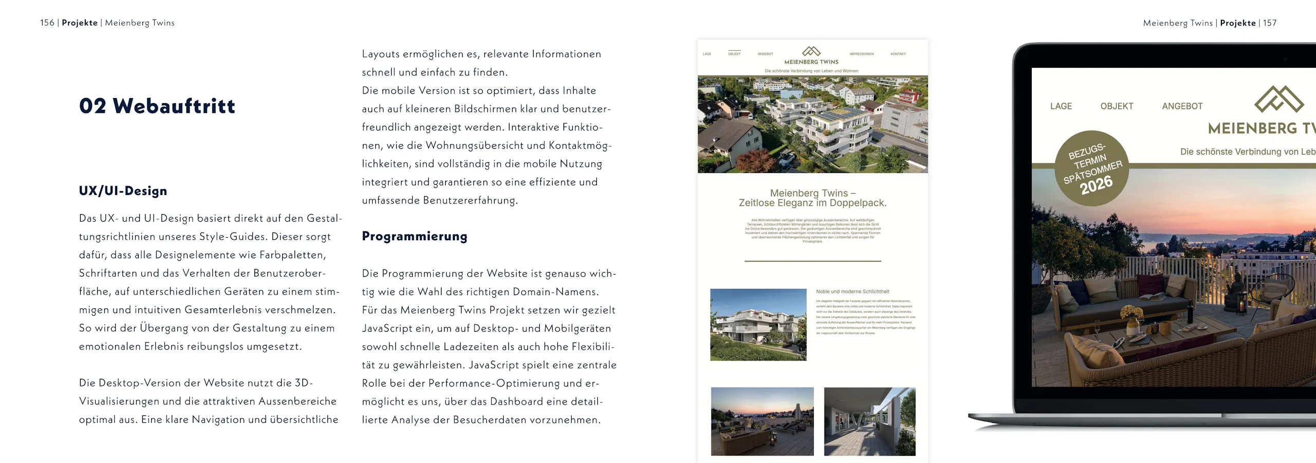 Meienberg Twins Rapperswil-Jona – Branding & Website, Broschüre Seite 9