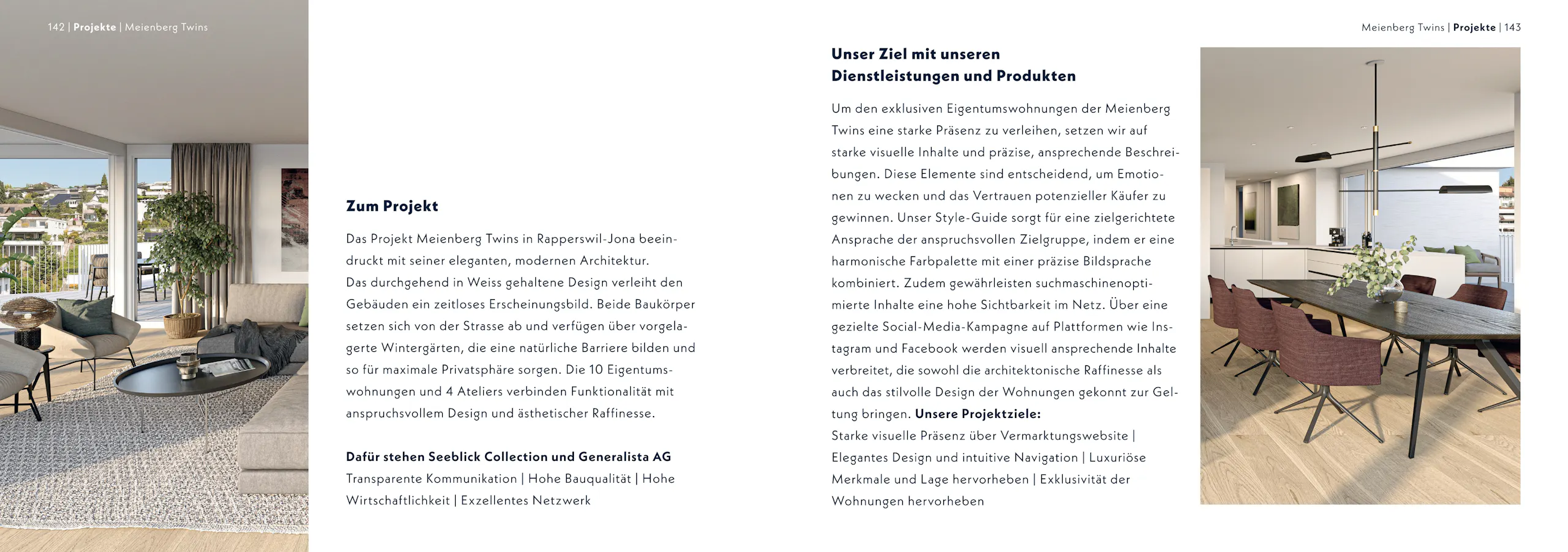 Meienberg Twins Rapperswil-Jona – Branding & Website, Broschüre Seite 2