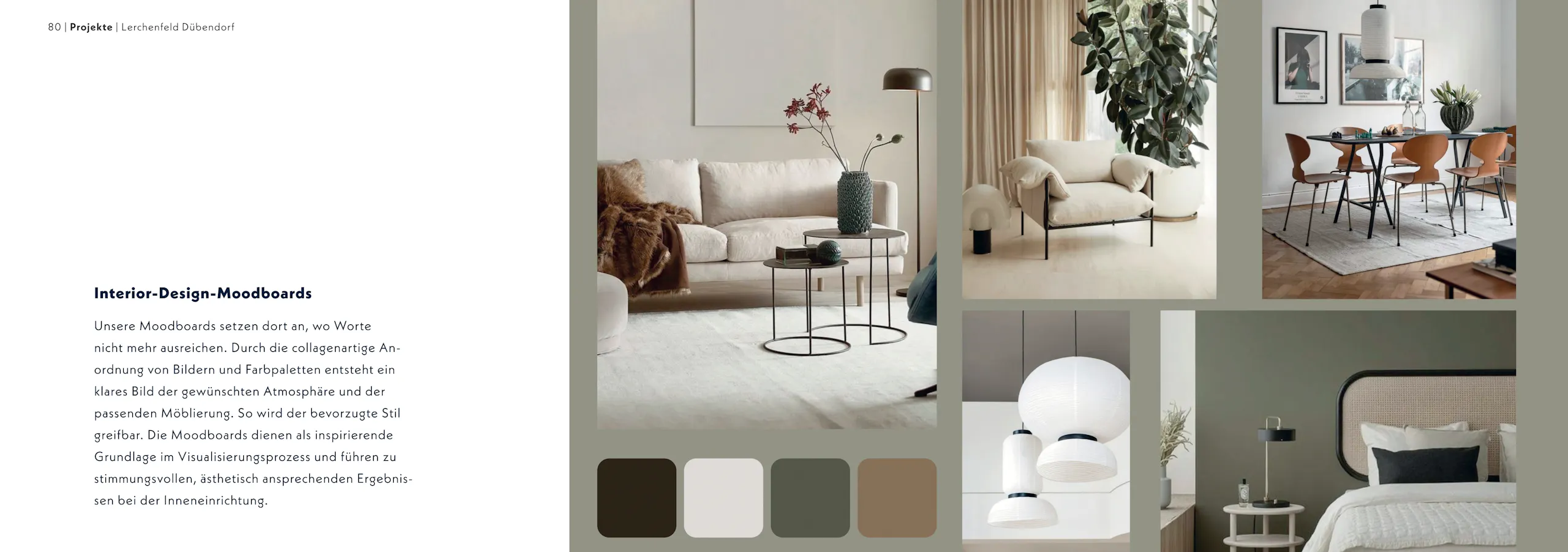 Lerchenfeld Dübendorf – Branding, Website & Wohnungsfinder, Broschüre Seite 13