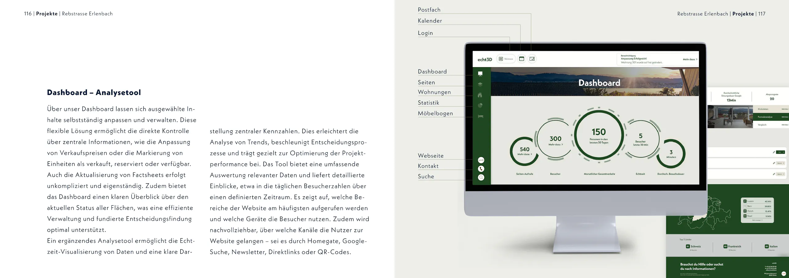 Rebstrasse Erlenbach – Branding & 3D-Visualisierung, Broschüre Seite 11
