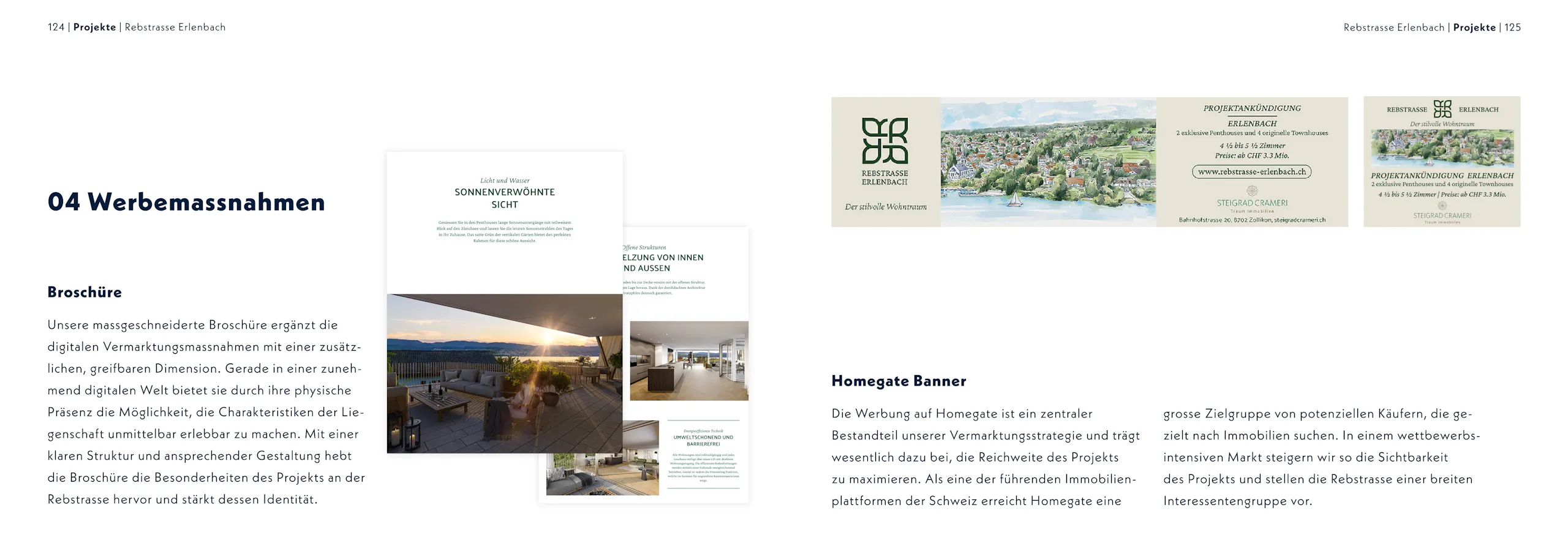 Rebstrasse Erlenbach – Branding & 3D-Visualisierung, Broschüre Seite 15