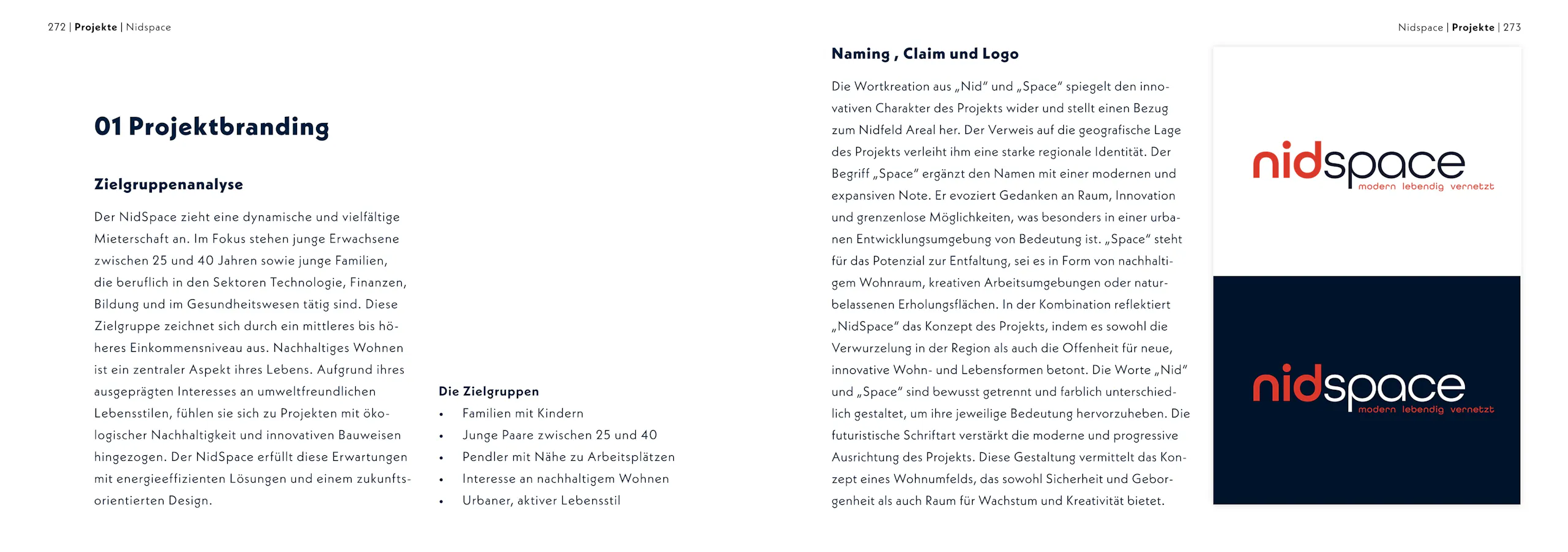 Nidspace Kriens – Branding, Immobilienfilm & Website, Broschüre Seite 4