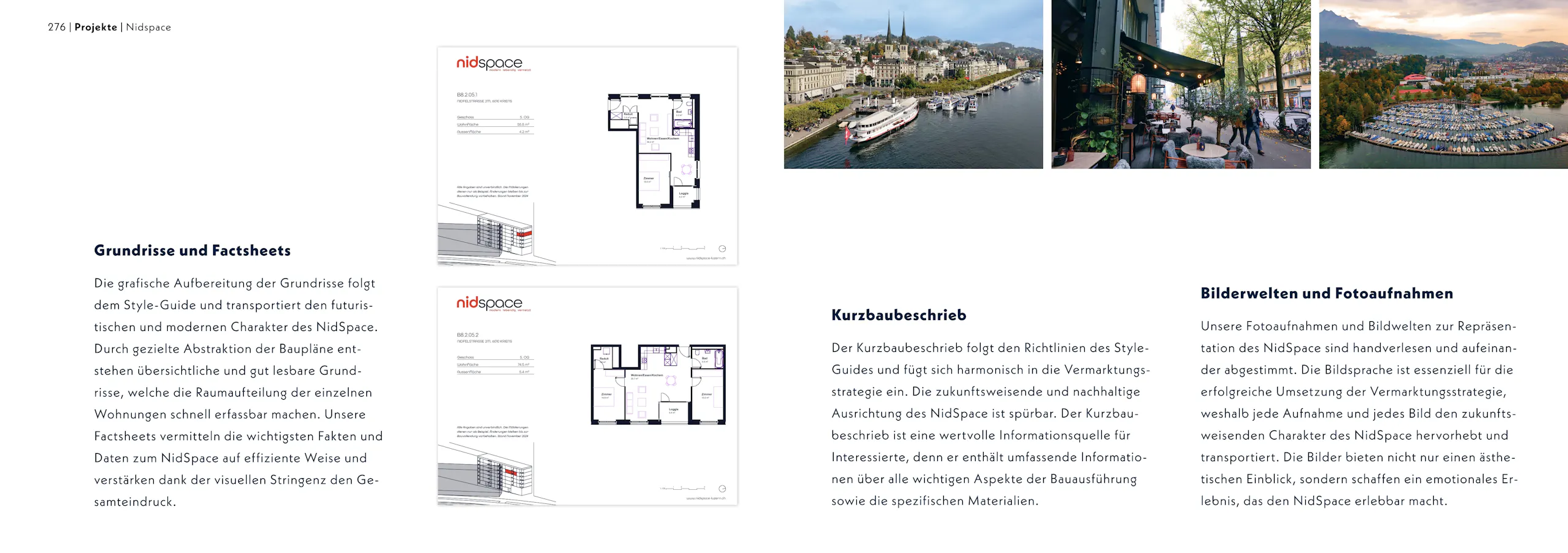 Nidspace Kriens – Branding, Immobilienfilm & Website, Broschüre Seite 6