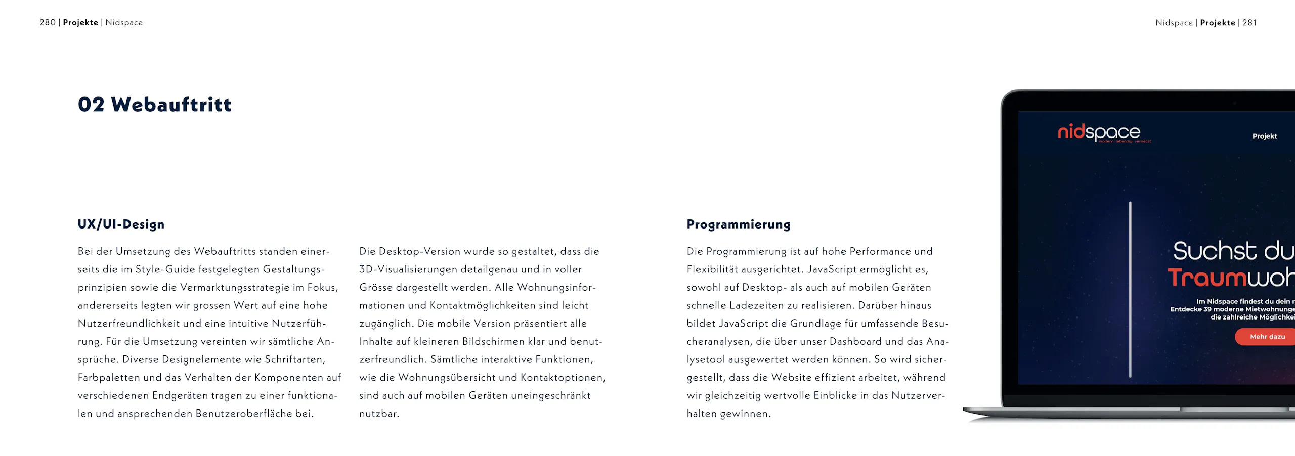 Nidspace Kriens – Branding, Immobilienfilm & Website, Broschüre Seite 8