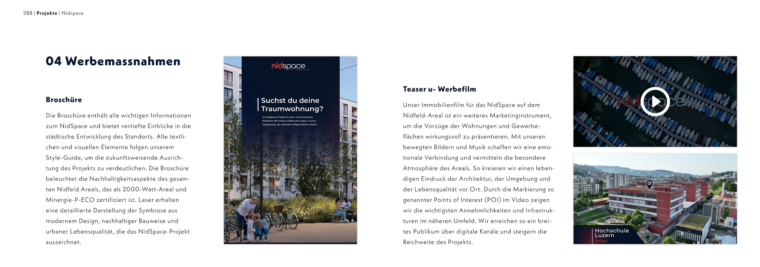 Nidspace Kriens – Branding, Immobilienfilm & Website, Broschüre Seite 12