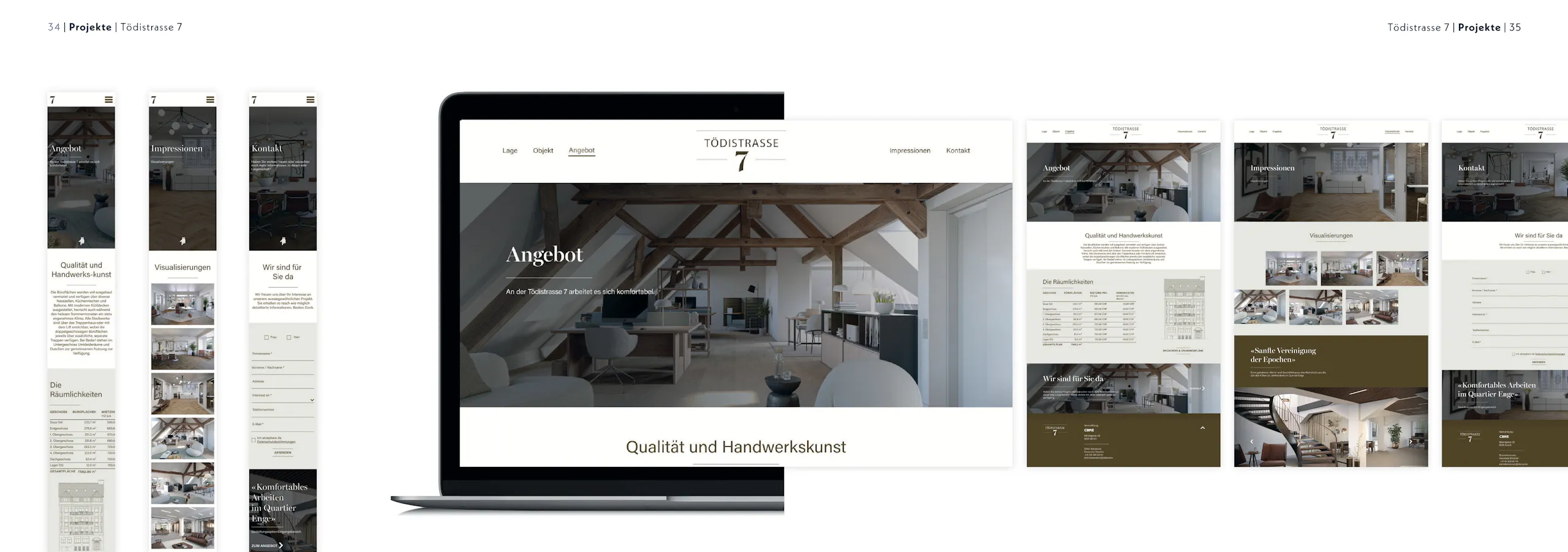 Tödistrasse 7 Zürich – Branding & virtueller 360°-Rundgang, Broschüre Seite 10