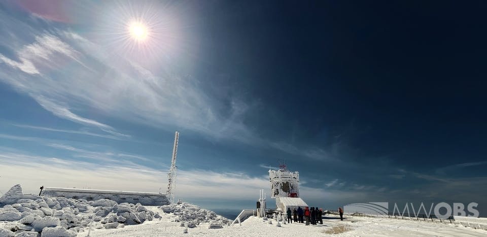 99.97% partial eclipse seen from Mt. Washington in New Hampshire, USA, April 8, 2024. Credit: Mt. Washington Observatory