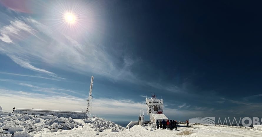 99.97% partial eclipse seen from Mt. Washington in New Hampshire, USA, April 8, 2024. Credit: Mt. Washington Observatory