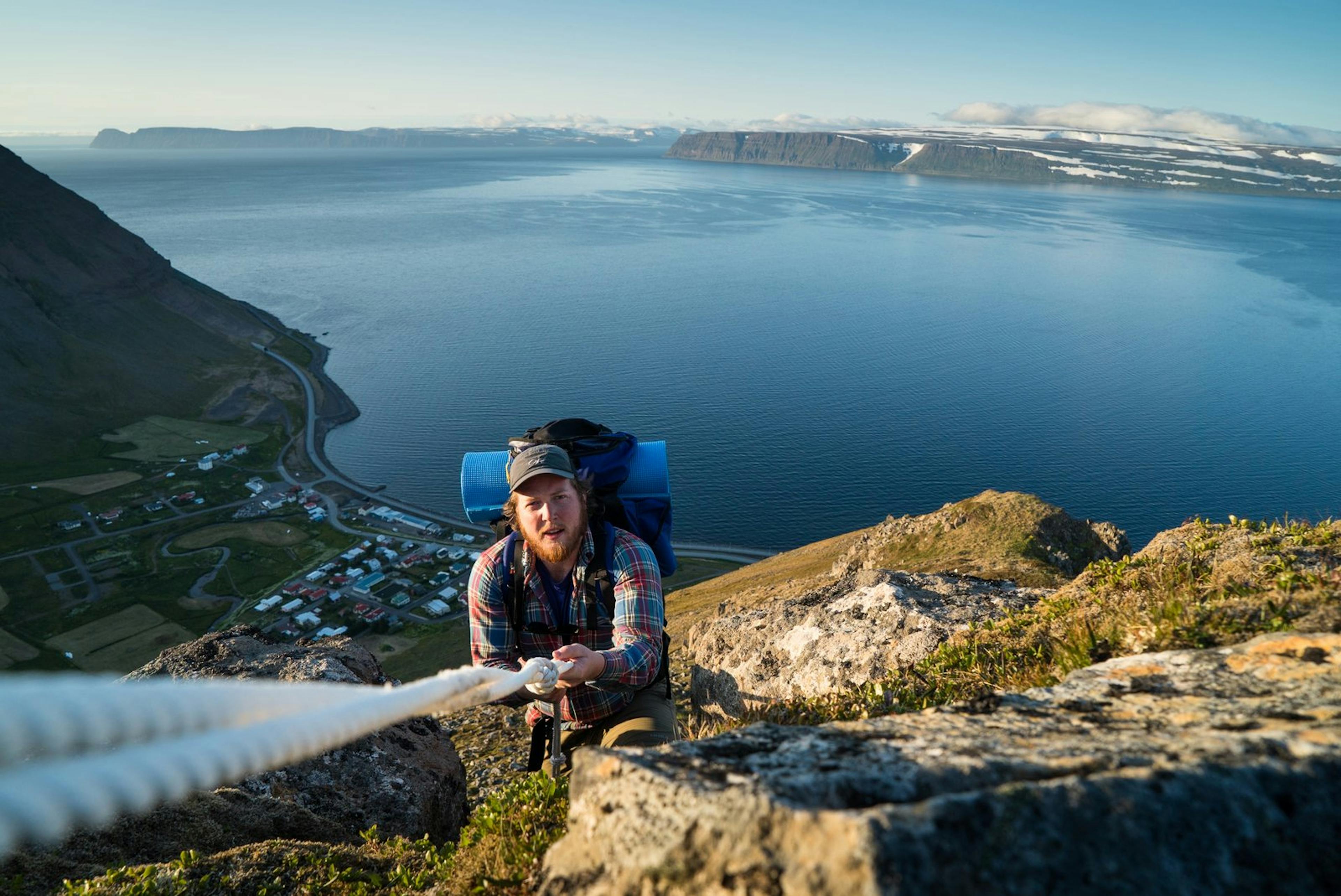 Hiking in Westfjords. Credit: Visit Westfjords