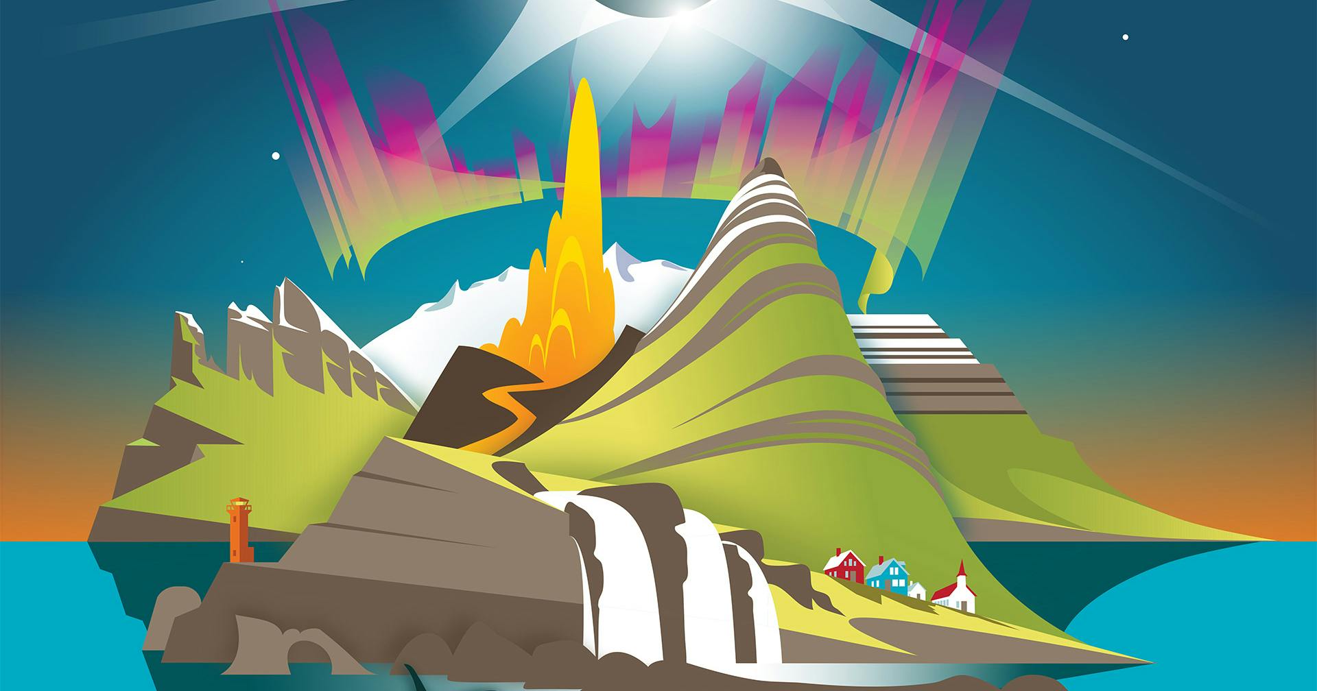 August 12, 2026 Iceland eclipse poster. Credit: Tyler Nordgren for eclipse2026.is