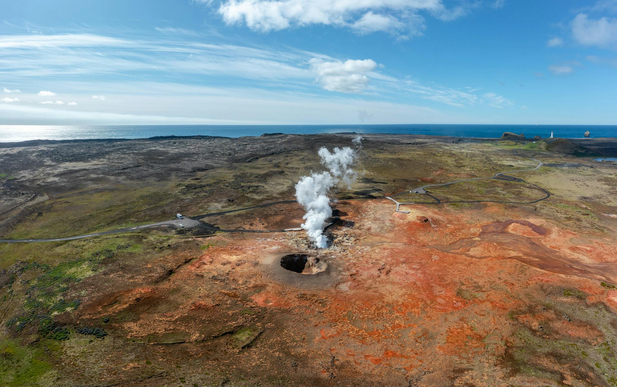Gunnuhver hot spring in Reykjanes peninsula. Credit: Visit Reykjanes