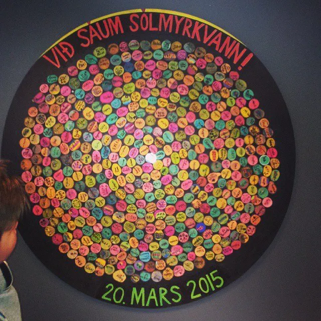 Við sáum sólmyrkvann 20. mars 2015