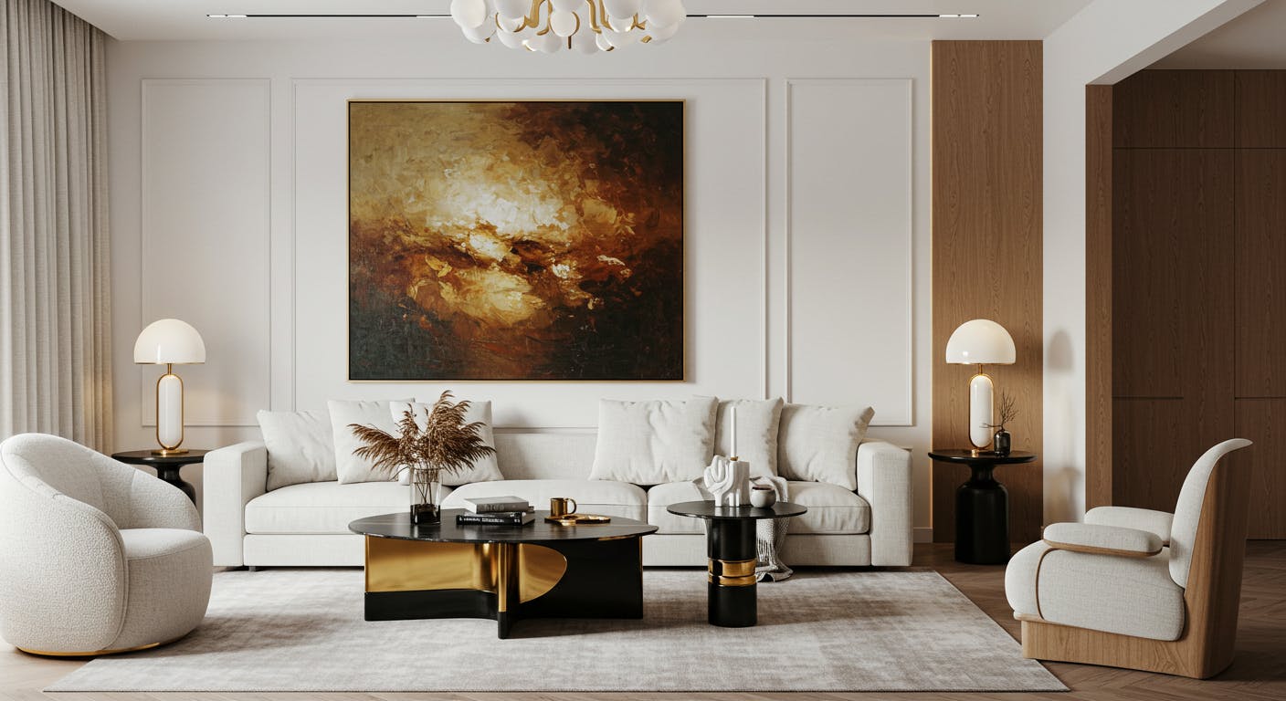 El arte y el mobiliario no deben competir, sino dialogar