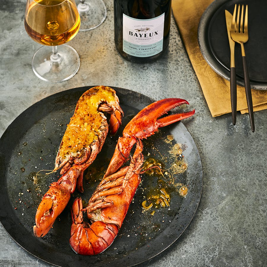 Cidrerie Bayeux - Cuvée Odon - Homard rôti au safran.png