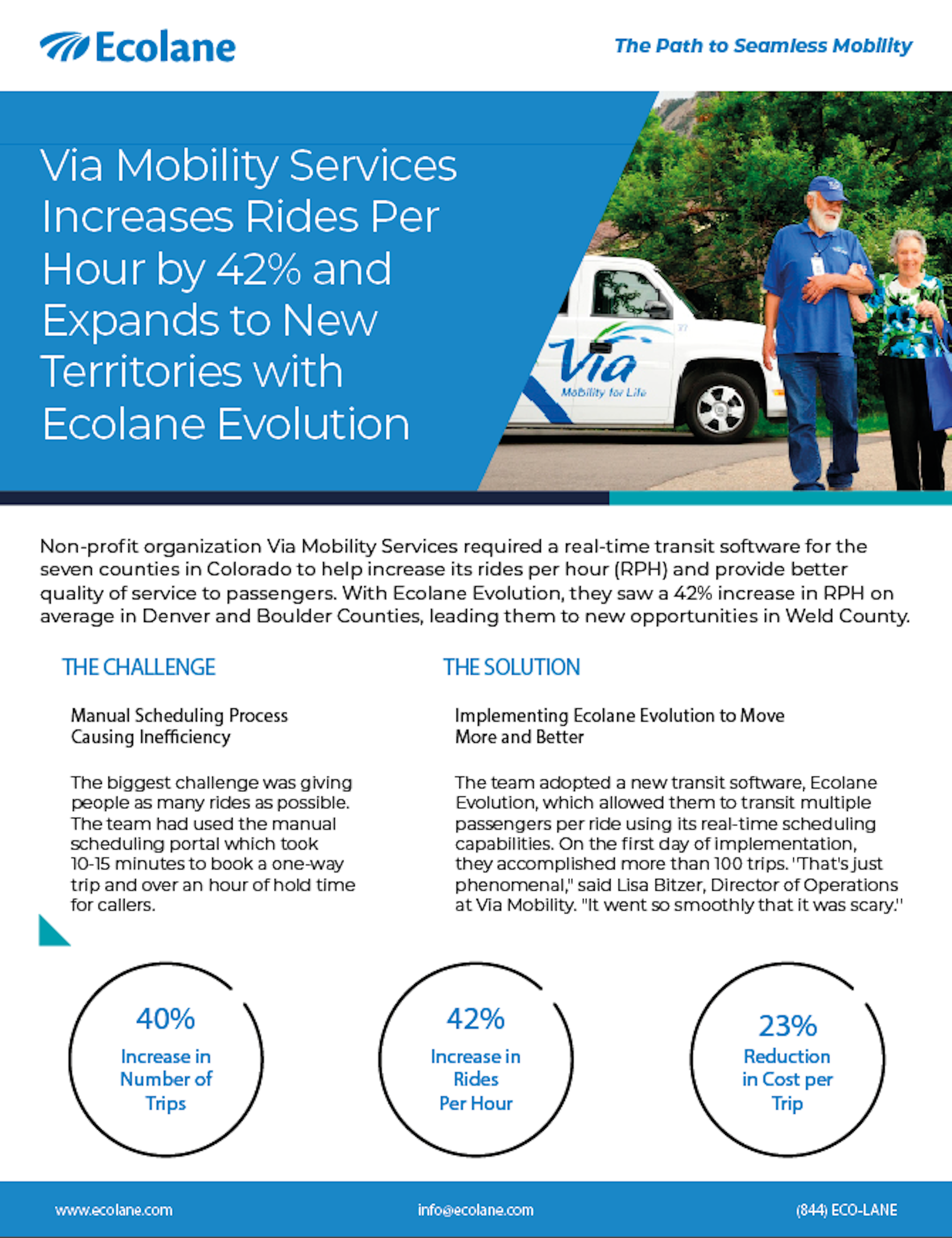 Ecolane Case Study: Via Mobility Services
